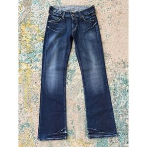 Mustang Girls Oregon Jeans Dark Wash Bootcut Denim Low Rise 26/32